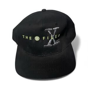 The X Files Snapback Hat The Truth Is Out There Embroidered Black 90s New